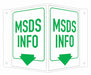 Facility Sign 6 in x 7 1/2 in Aluminum