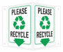 Safety Sign 6 in x 7 1/2 in Aluminum