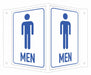 Facility Sign 6 in x 7 1/2 in Aluminum