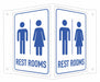 Safety Sign 6 in x 7 1/2 in Aluminum