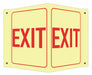 Safety Sign 6 in x 7 1/2 in Aluminum