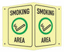 Safety Sign 6 in x 7 1/2 in Aluminum