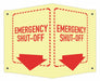 Safety Sign 6 in x 7 1/2 in Aluminum