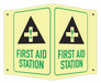 Safety Sign 6 in x 7 1/2 in Aluminum