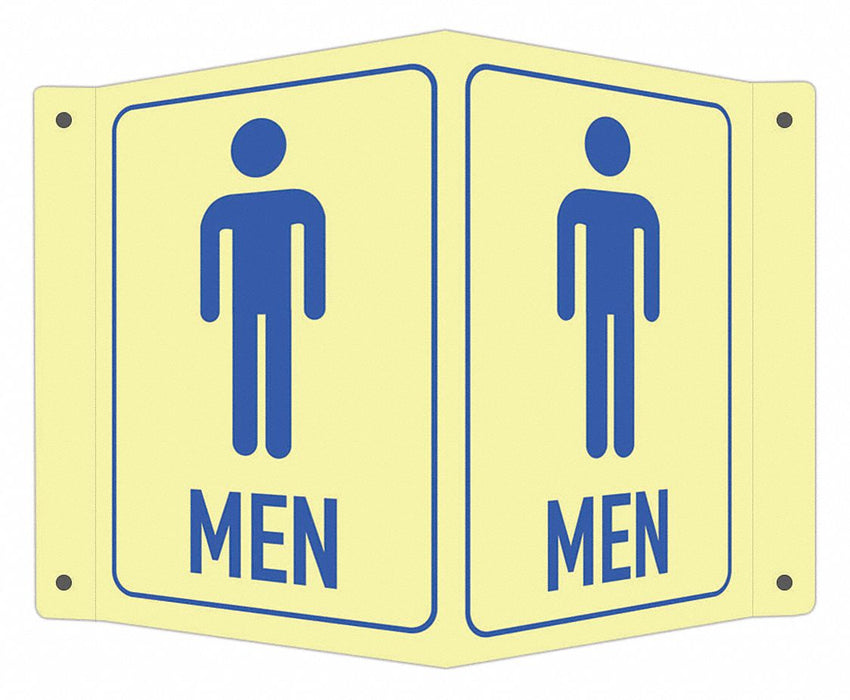 Safety Sign 4 in x 6 in Aluminum