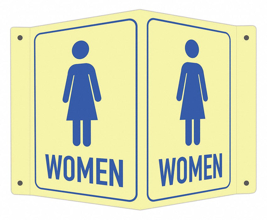 Safety Sign 6 in x 7 1/2 in Aluminum