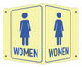 Safety Sign 6 in x 7 1/2 in Aluminum