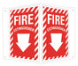 Fire Extinguisher Sign 10x12in Aluminum