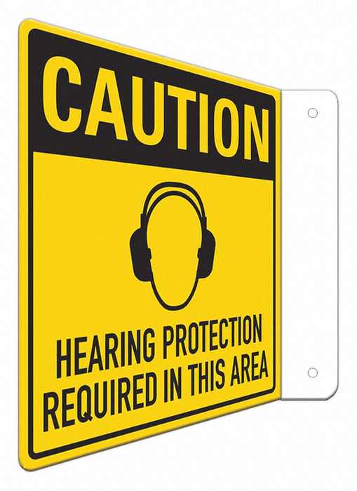 Safety Sign 8 in x 8 in Aluminum