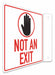 Safety Sign 8 in x 8 in Aluminum