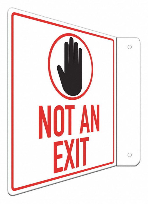 Safety Sign 8 in x 8 in Aluminum