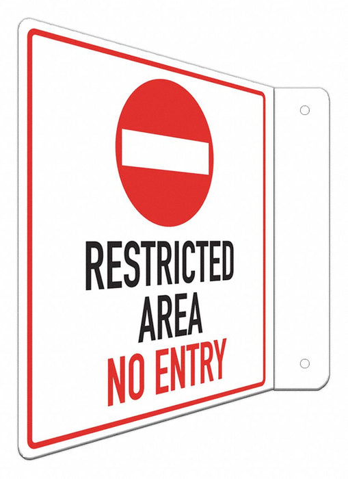 Safety Sign 8 in x 8 in Aluminum