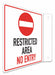 Safety Sign 8 in x 8 in Aluminum