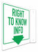 Safety Sign 8 in x 8 in Aluminum