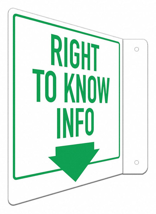 Safety Sign 8 in x 8 in Aluminum