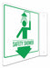 Safety Sign 8 in x 8 in Aluminum