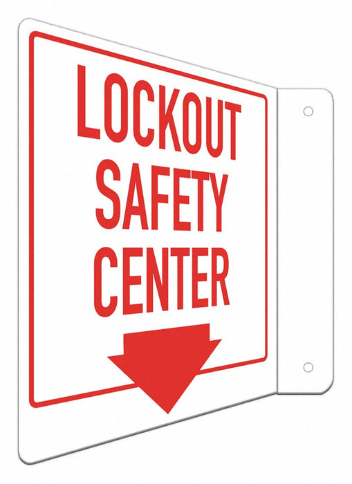 Facility Sign 8 in x 8 in Aluminum