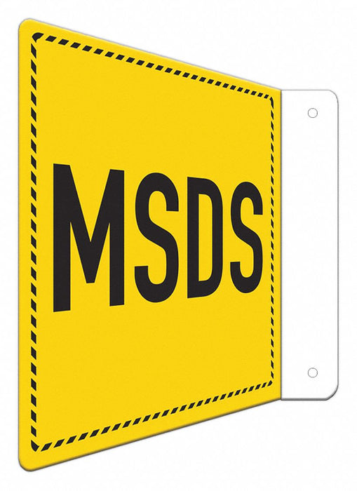 Safety Sign 8 in x 8 in Aluminum