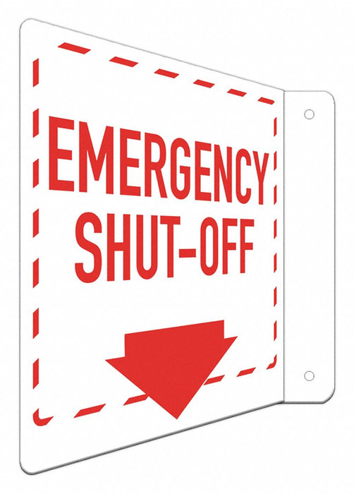 Safety Sign 8 in x 8 in Aluminum
