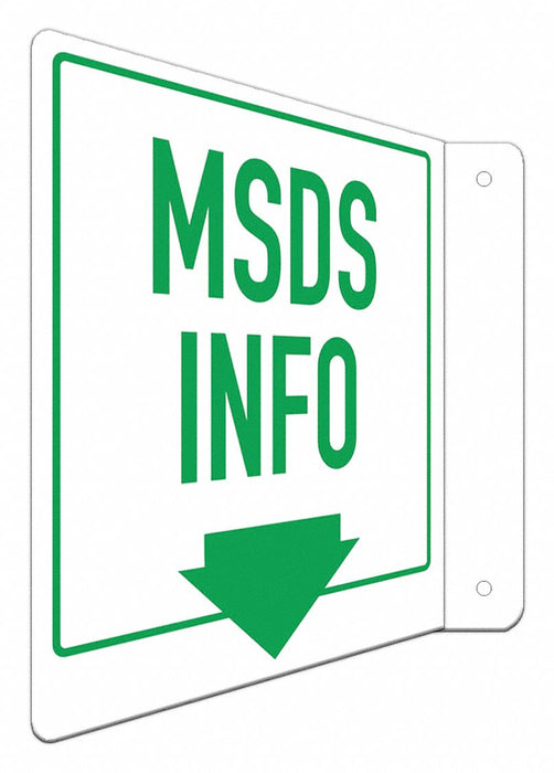 Safety Sign 8 in x 8 in Aluminum