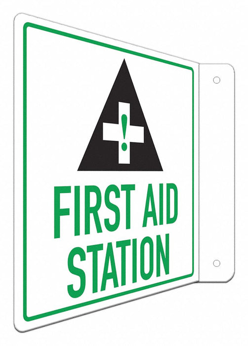 Safety Sign 8 in x 8 in Aluminum