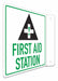 Safety Sign 8 in x 8 in Aluminum