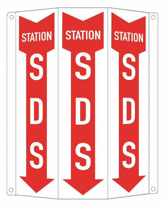 Safety Sign 10 inx8 1/4 in Aluminum