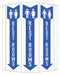 Safety Sign 12 in x 8 1/4 in Aluminum