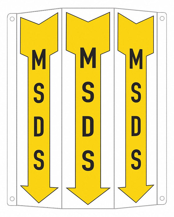 Safety Sign 10 inx8 1/4 in Aluminum