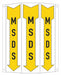 Safety Sign 10 inx8 1/4 in Aluminum