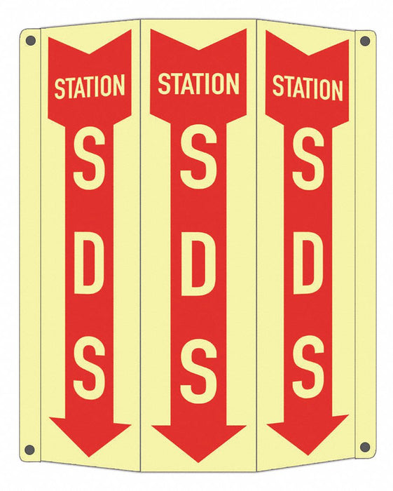 Safety Sign 10 inx8 1/4 in Aluminum
