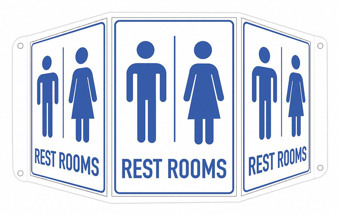 Safety Sign 10 in x 17 1/2 in Aluminum