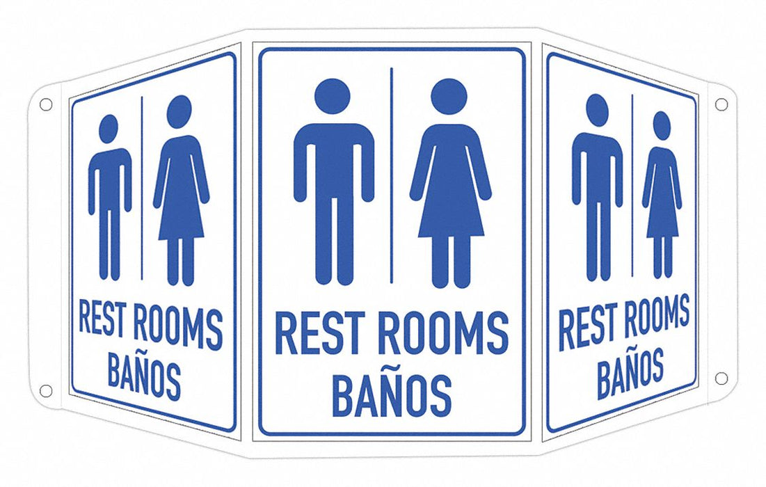 Safety Sign 10 in x 17 1/2 in Aluminum