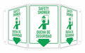 Safety Sign 10 in x 17 1/2 in Aluminum