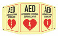 Safety Sign 10 in x 17 1/2 in Aluminum