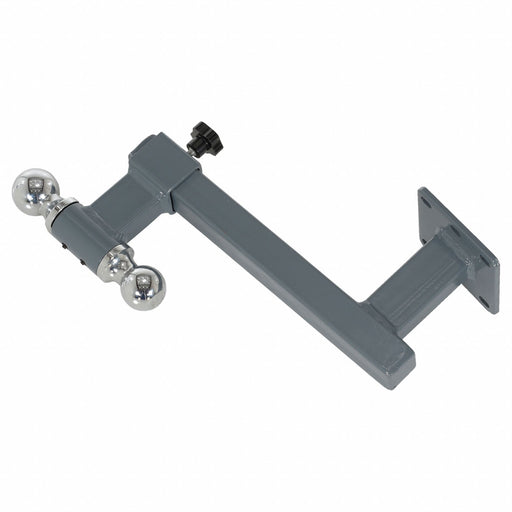 Adj. Ball Hitch 4 3/8 W Black