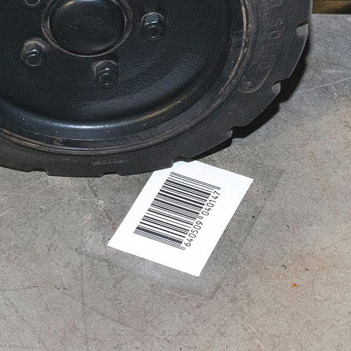 Floor Label 8 in L 6 in W Clear PK25