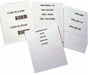 Laser Insert Sheets White PK250
