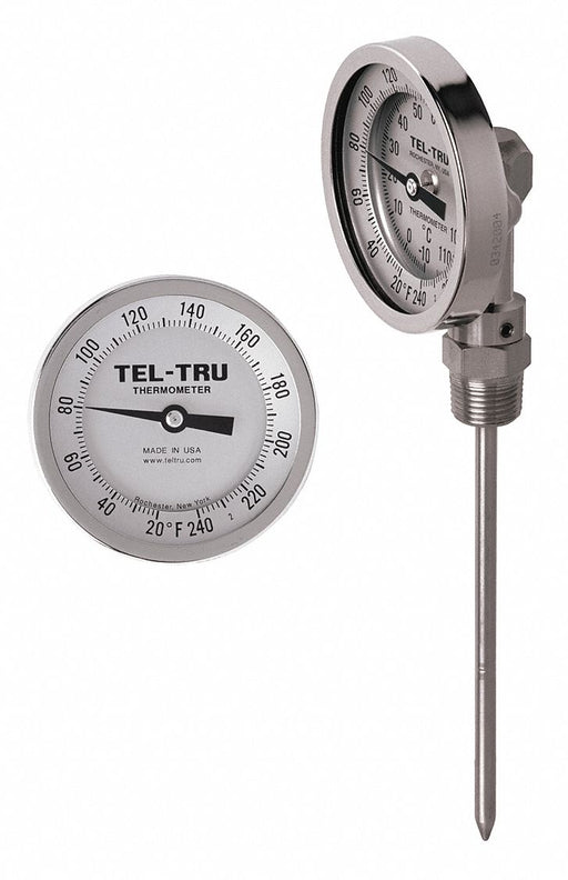 Analog Dial Thermometer Stem 18 L