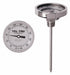 Analog Dial Thermometer Stem 15 L