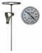Analog Dial Thermometer Stem 18 L