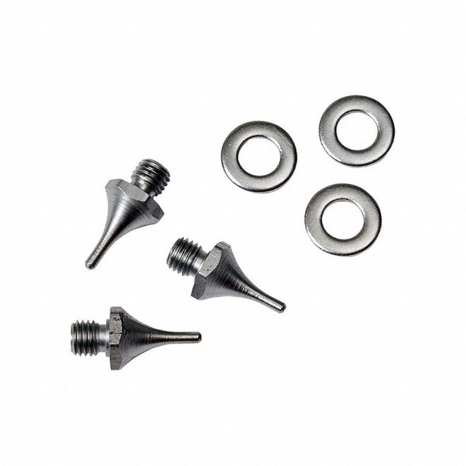 Replacement Spikes Silver Steel PK40