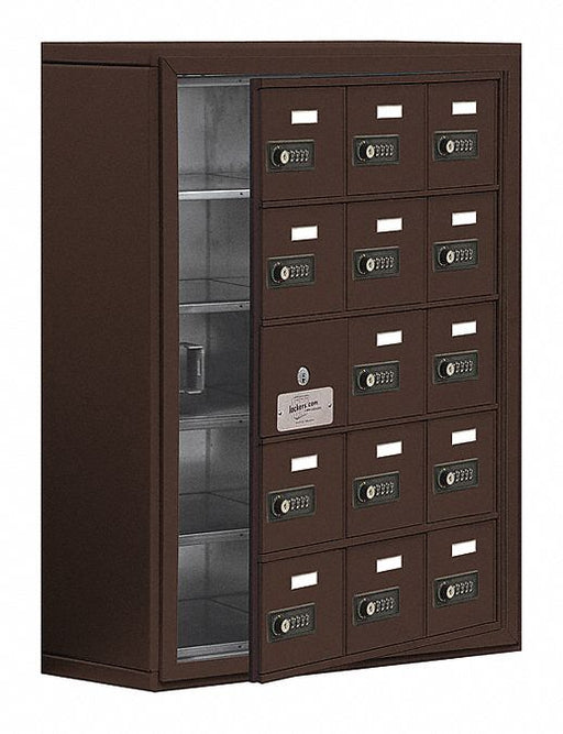 K7530 Locker 5x3Lckrs Brnz 31 x24 x9 