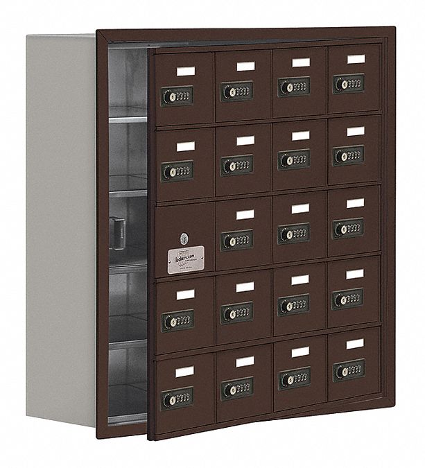 Locker 5x4Lckrs Brnz 30 x29 x9 
