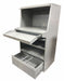 CompEnc 2Shlv LtGry 62 x35 x24 1/8 