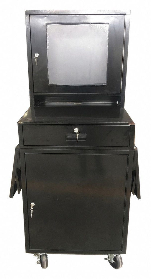 MblCompCab 1Shlv Blk 62.75 x24.5 x22.5 