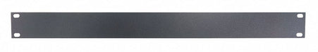 Blank Panel For 1 Rack Unit Black