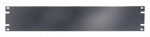 Blank Panel For 2 Rack Units Black