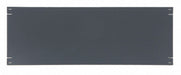 Blank Panel For 4 Rack Units Black