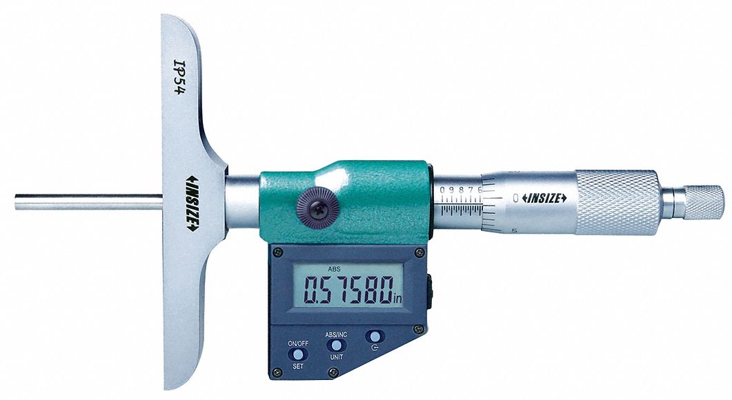 Electronic Depth Micrometer 4 L Base